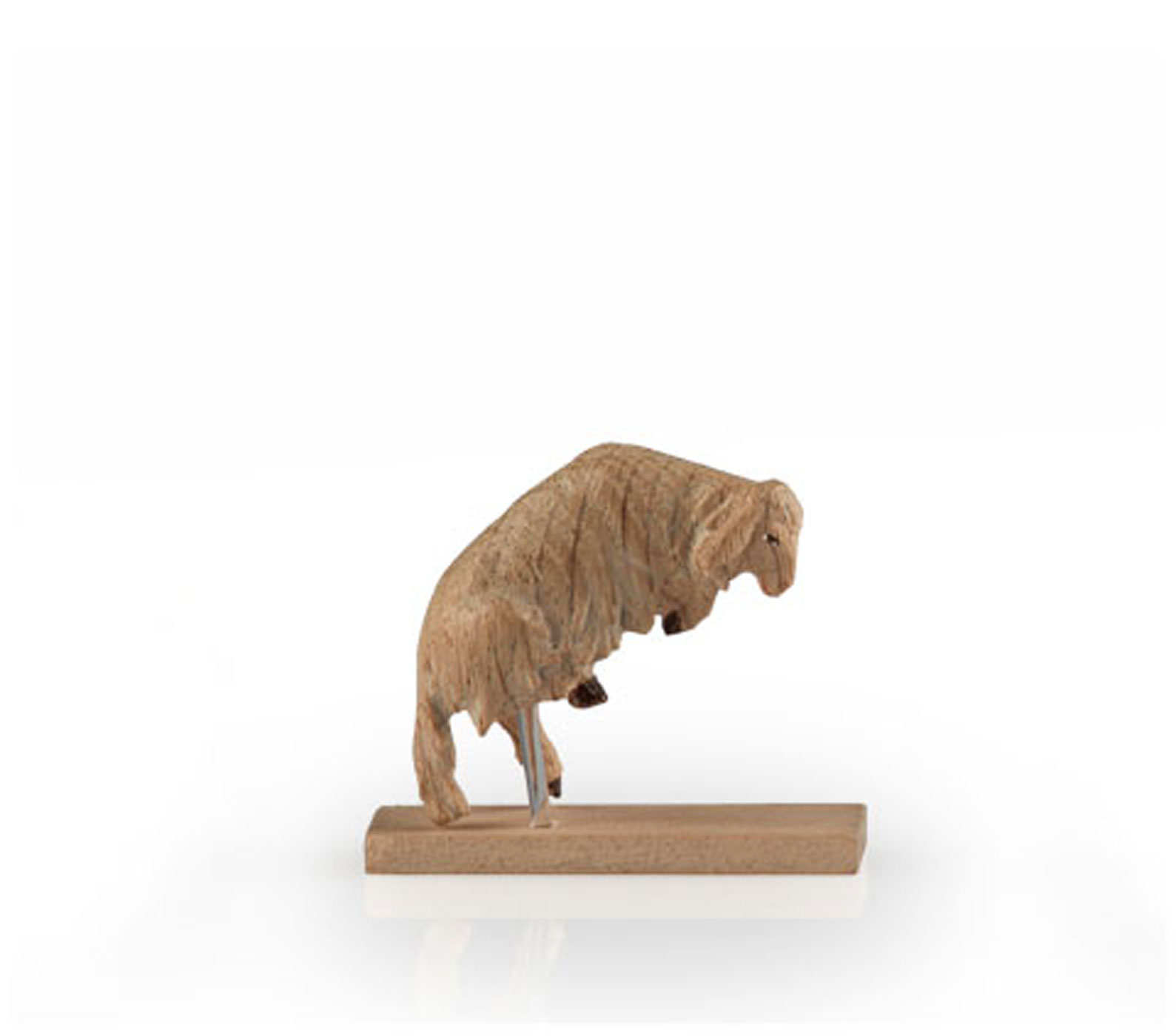 Cordero brincando de alegria (Nacimiento madera)
