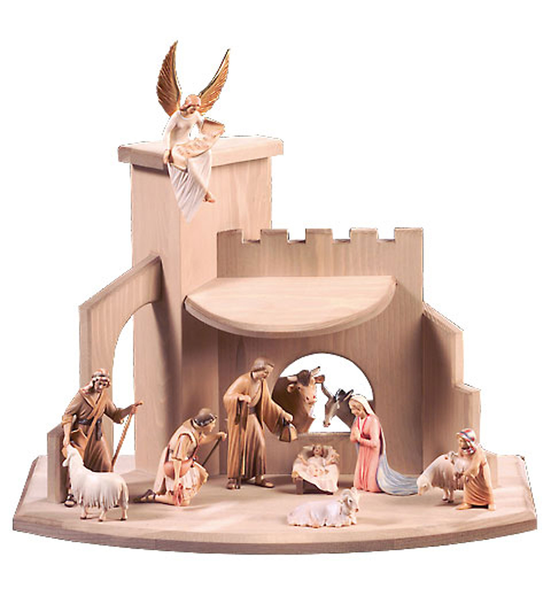Set de 12 piezas + establo (Nacimiento Veneciano)