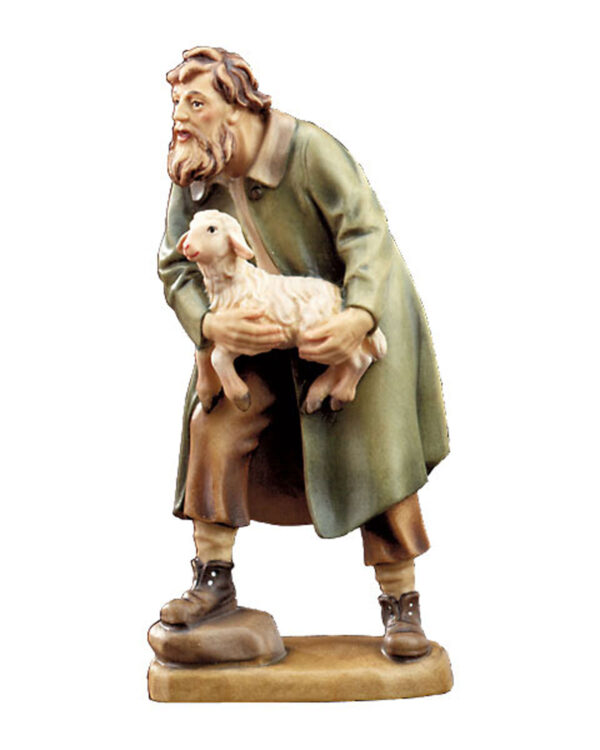 Pastor con cordero (Nacimiento Rustico)-0