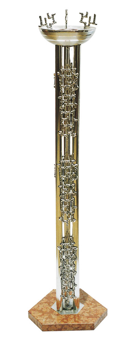 Candelero de pie troquelado