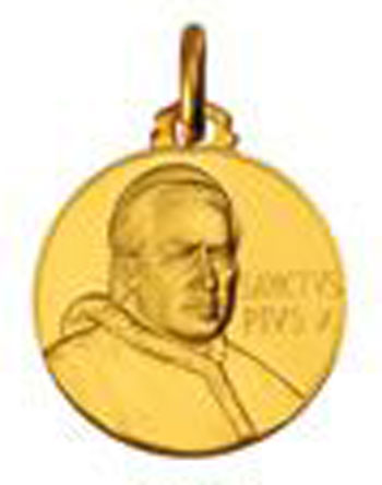 Medalla del Papa Pio X