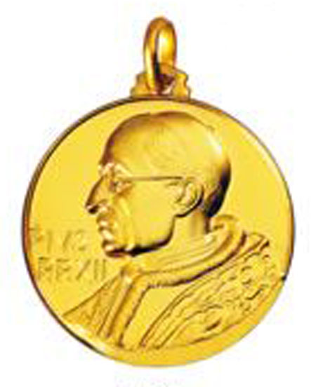 Medalla del Papa Pio XII