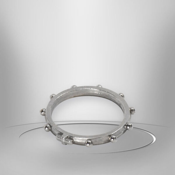 Rosary ring. Metal