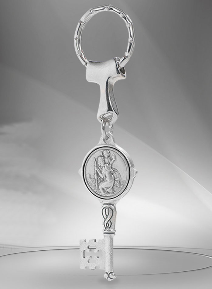 Key keychain. Metal
