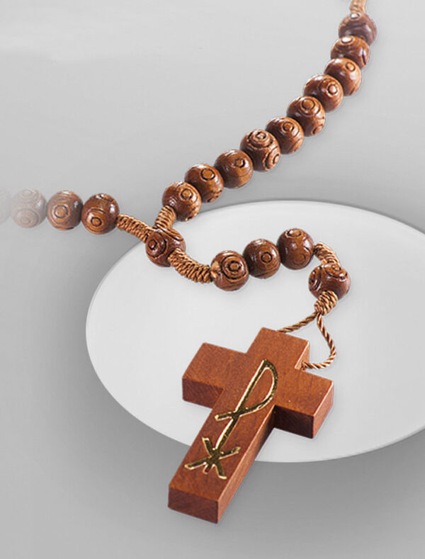 Rosario madera de olivo.-0