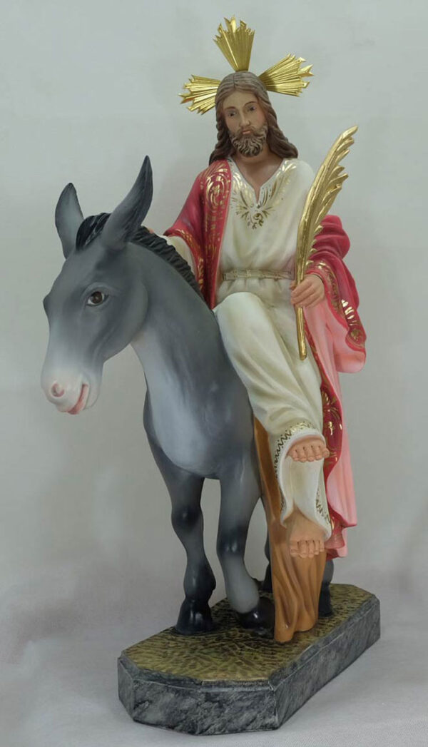 Jesus entrando a Jerusalen. Borriquita. Talla de madera-94996