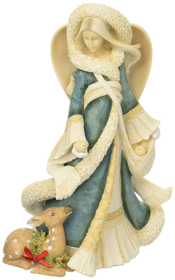 Angel with fawn
