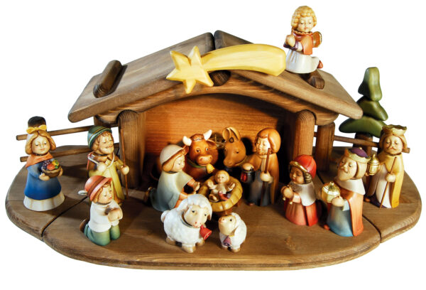 Nacimiento completo sin establo (Belen Auror)-0