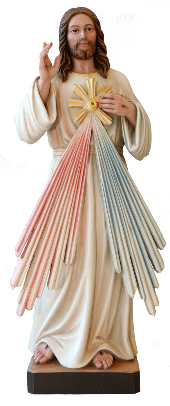 Jesus Divine Mercy. Fiberglass
