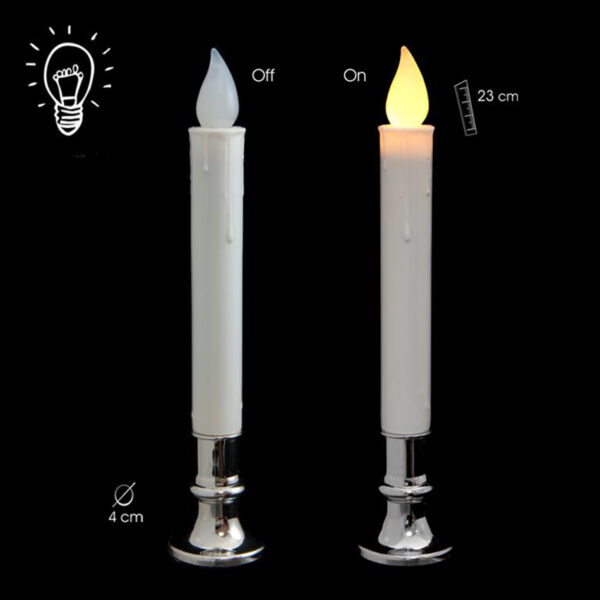 Set de 2 velas. Pilas-0