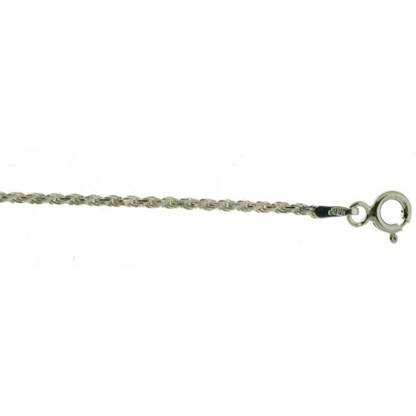 Cadena de plata de Ley modelo 'Cordon'. Grosor 1,30 mm-0