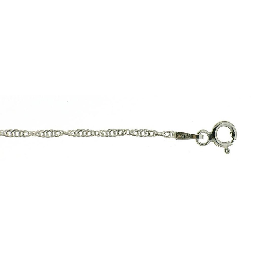 Cadena de plata de Ley modelo 'Asia'. Grosor 1,50 mm
