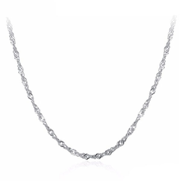Cadena de plata de Ley modelo 'Asia'. Grosor 1,50 mm-130231