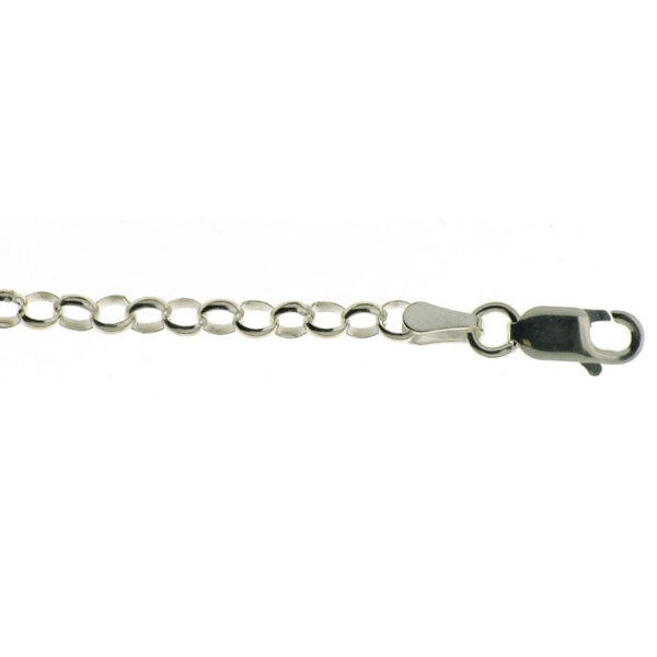 Cadena de plata de Ley modelo 'Rolo'. Grosor 3,40 mm-0