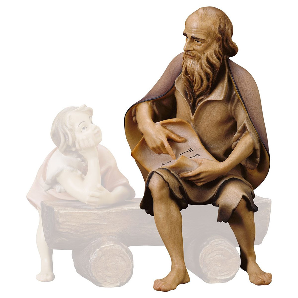Shepherd teaching (Shepherd only) (Casales Nativity)