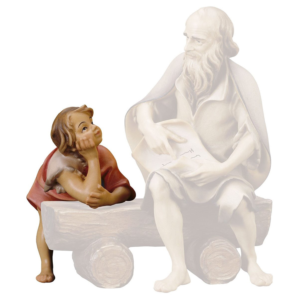 Shepherd boy listening (Shepherd only) (Casales Nativity)