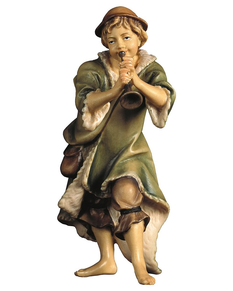 Shepherd with trumpet (Casales Nativity)