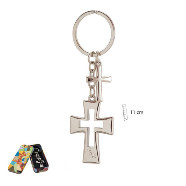 Crosses keychain