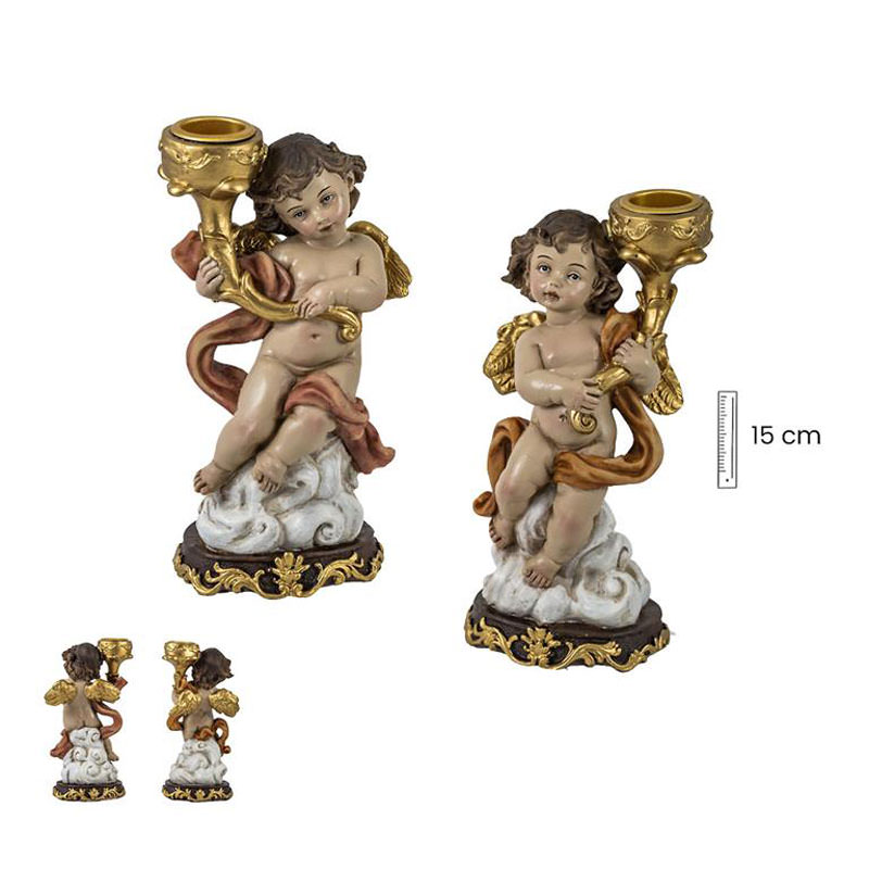 Couple of worshiping angels