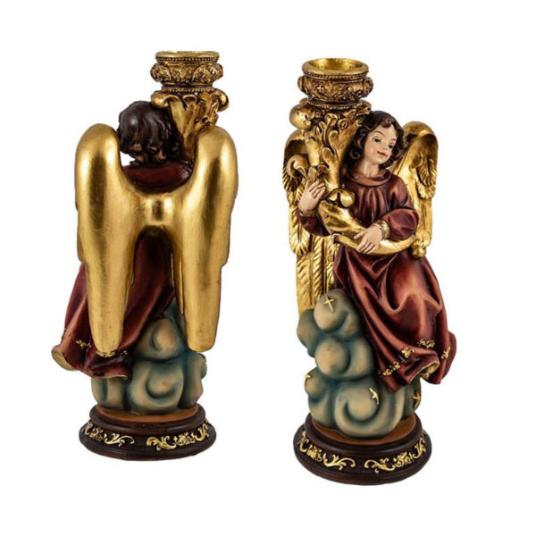 Couple of worshiping angels
