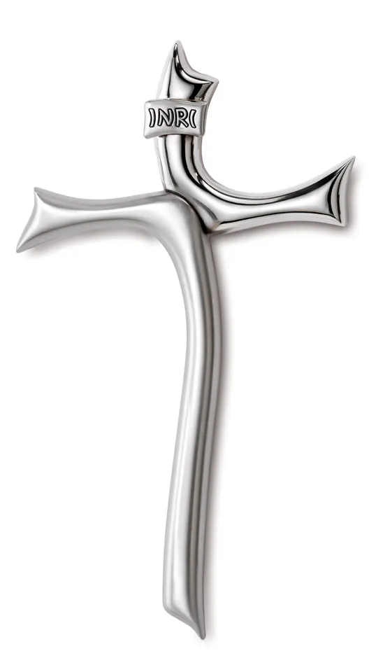 Crucifijo. Baño de plata