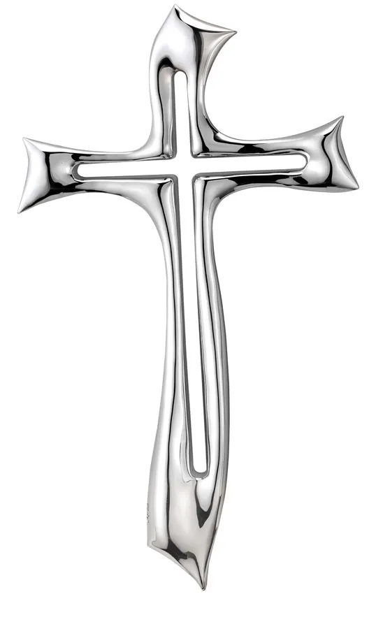 Crucifijo. Baño de plata