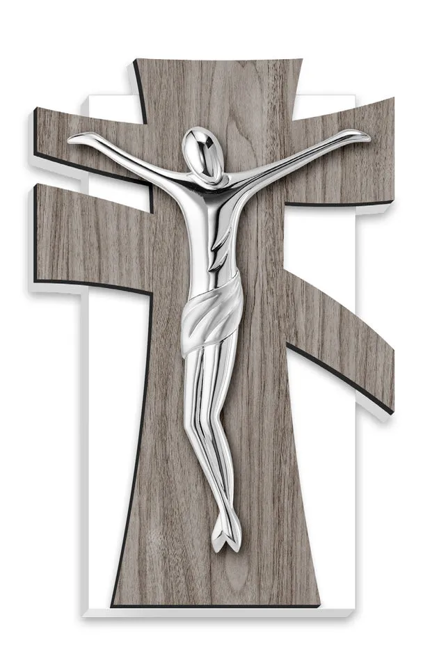 Crucifijo. Baño de plata