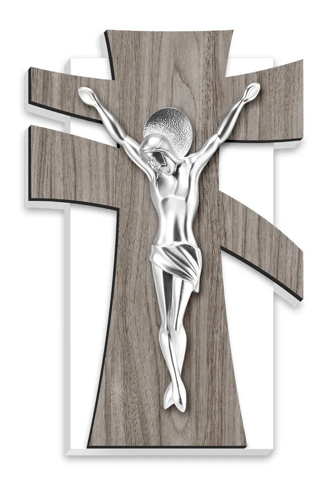 Crucifijo. Baño de plata
