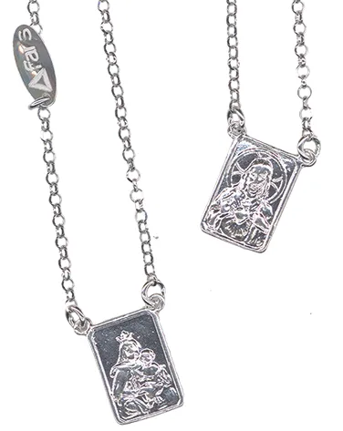 Escapulario de plata