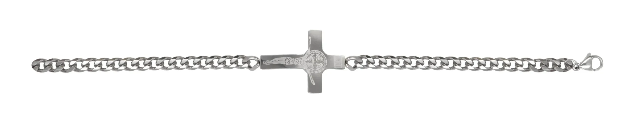Pulsera San Benito. Acero.