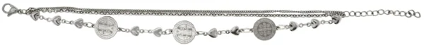 Pulsera San Benito. Acero.