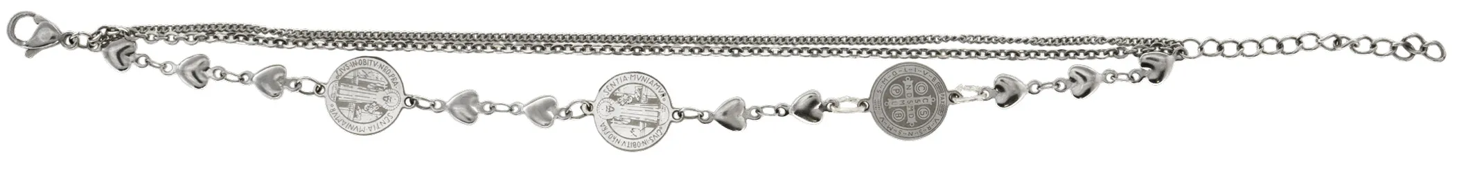 Pulsera San Benito. Acero.