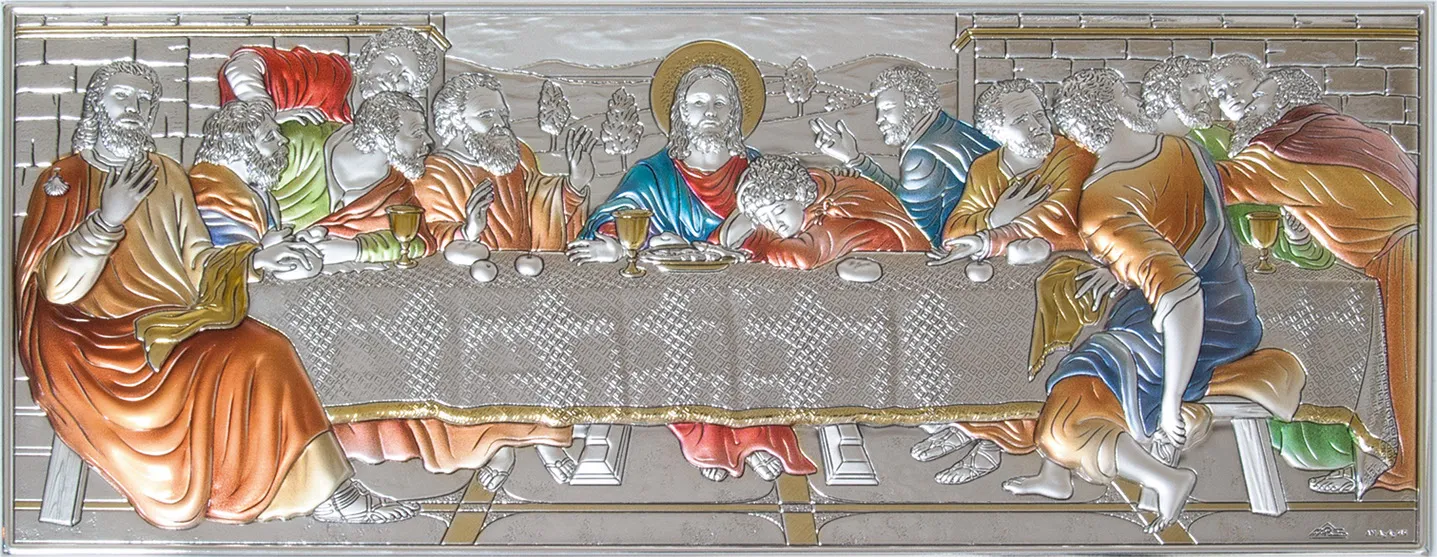 Retablo de la Ultima Cena. Color
