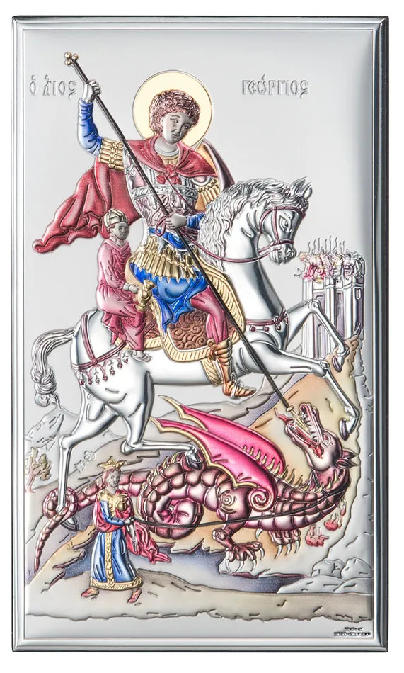 Retablo de San Jorge. Color