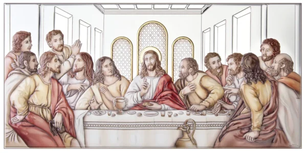Retablo de la Ultima Cena. Color