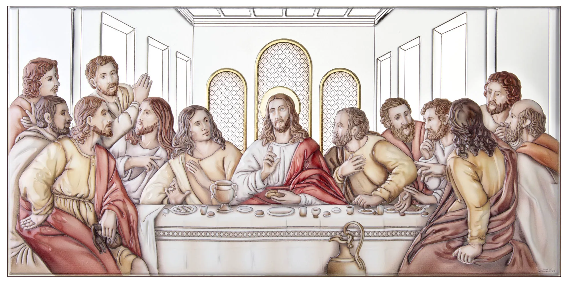 Retablo de la Ultima Cena. Color