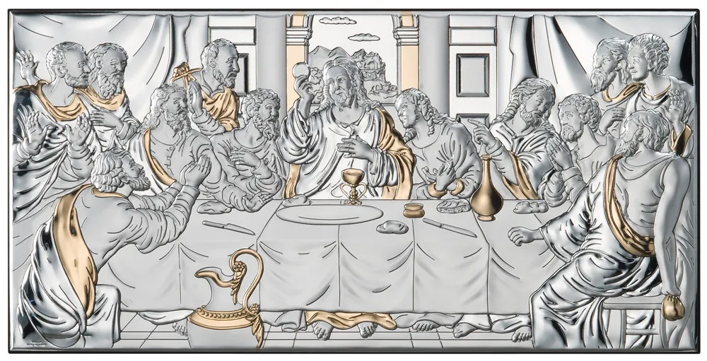Retablo de la Ultima Cena. Bicolor