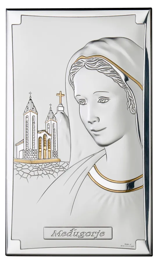 Our Lady of Medjugorje altarpiece. Bicolor
