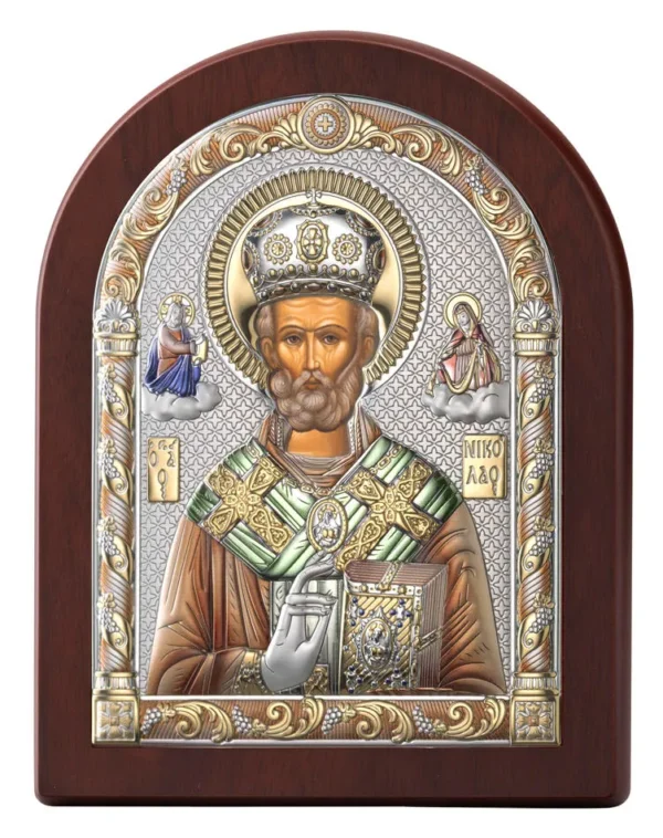 Icono de San Nicolas. Color