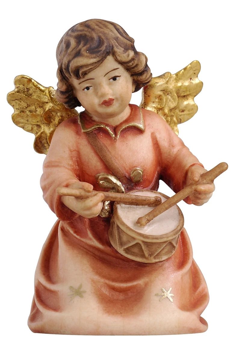 Angel arrodillado con tambor