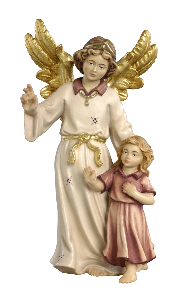 Angel de la Guarda con niña
