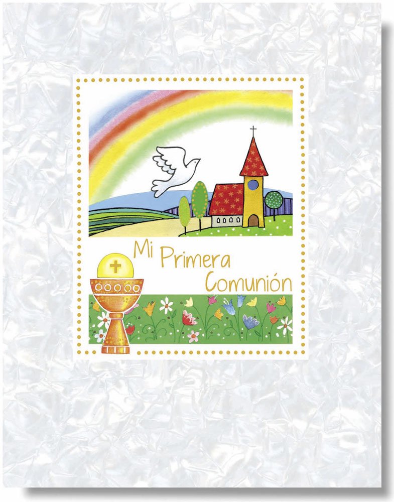 Communion book in imitation mother-of-pearl. With music.