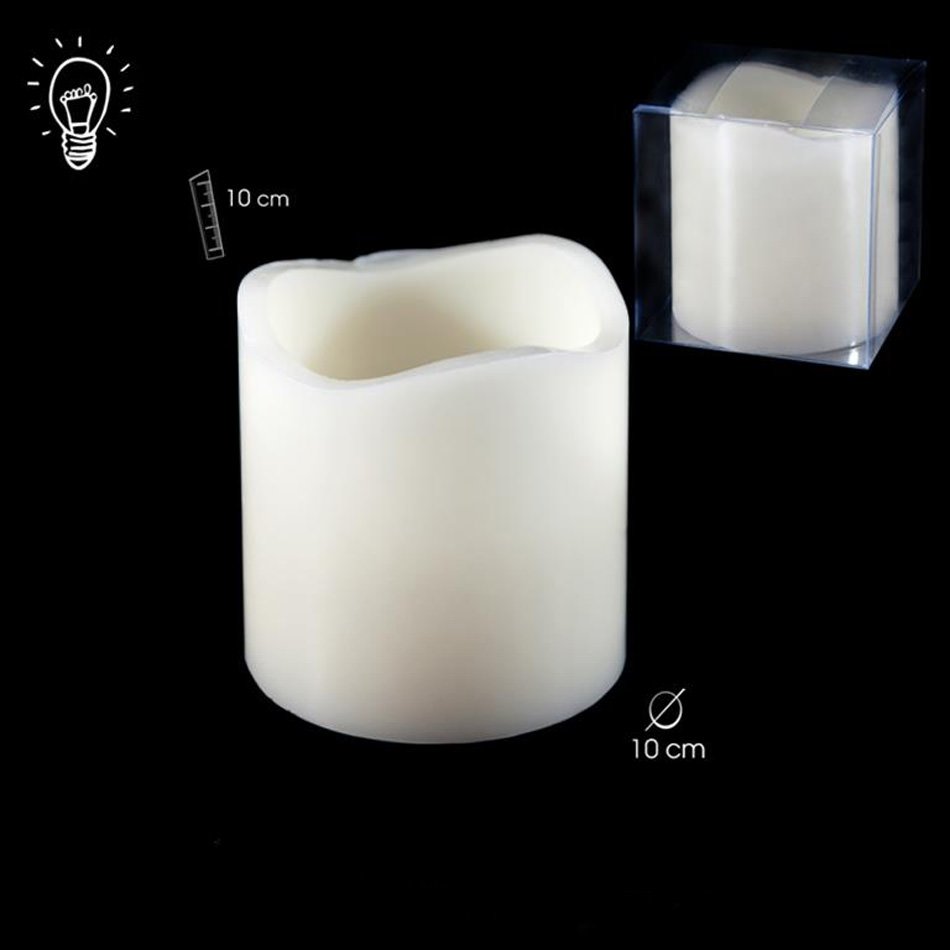 Wax candle. Led