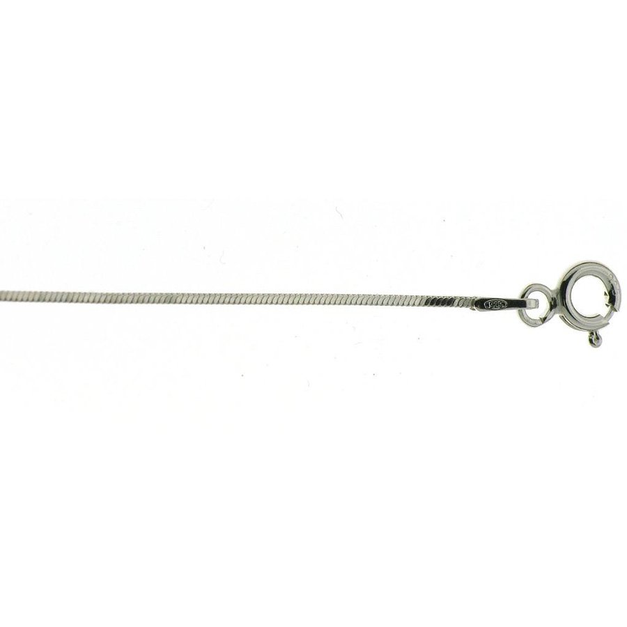Cadena de plata de Ley modelo 'Cola'. Grosor 0,90 mm