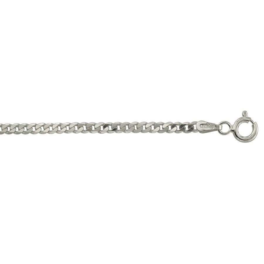 Sterling silver chain, 'Bisel' model. Thickness 1,40 mm