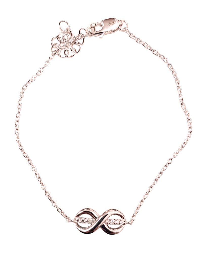 Infinity Bracelet. Sterling silver.