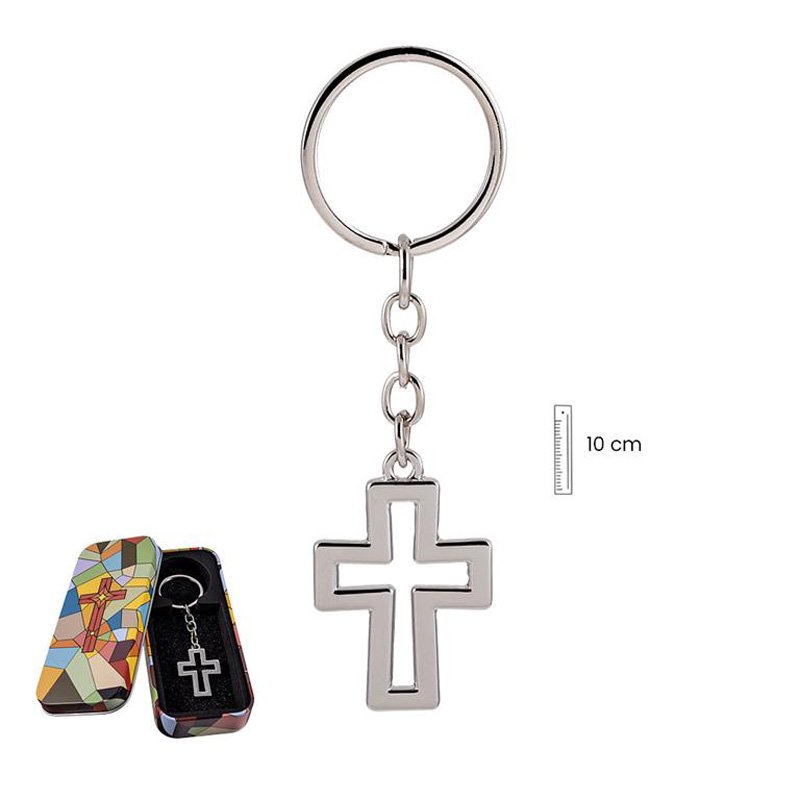 Keychain with cross