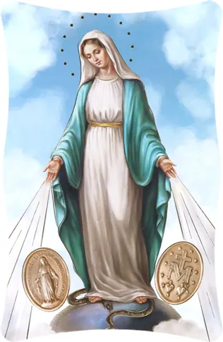 Cuadro de la Virgen Milagrosa