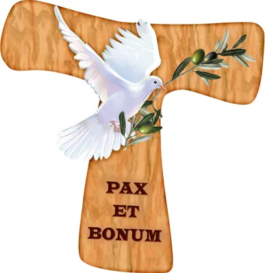 Magnet Tau Cross and Holy Spirit