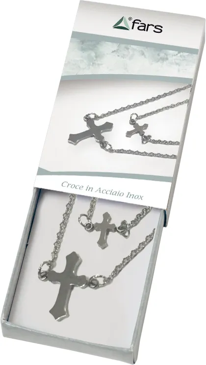 Steel crosses. With chain